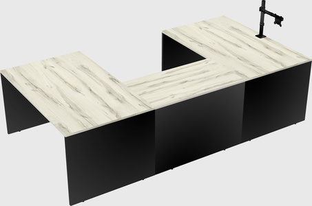 U-shaped desk