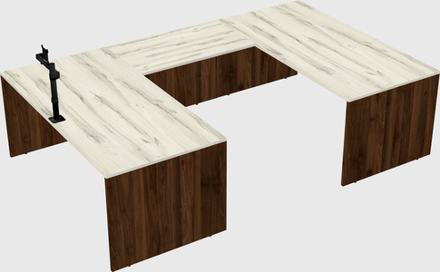 U-shaped desk