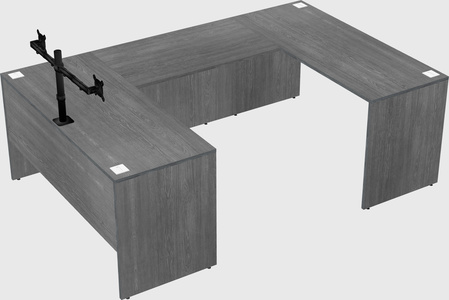U-shaped desk