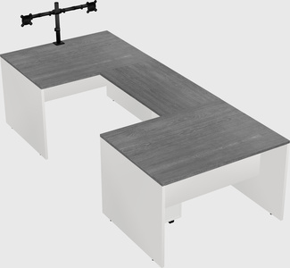 U-shaped desk