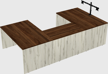 U-shaped desk