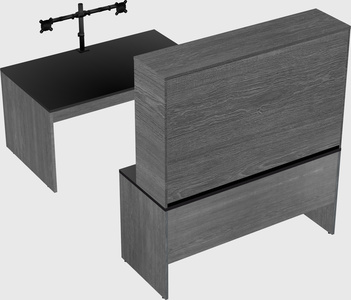 U-shaped desk