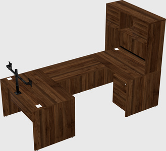 U-shaped desk