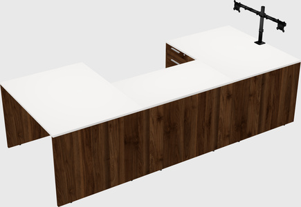 U-shaped desk
