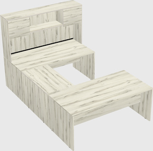 U-shaped desk