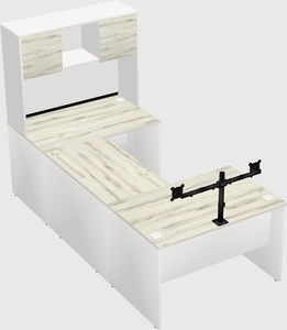 U-shaped desk