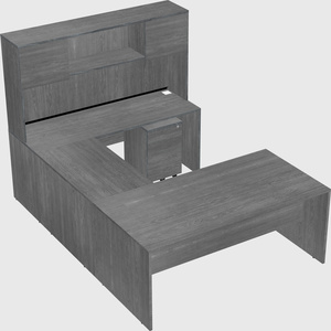 U-shaped desk