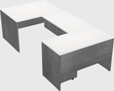 U-shaped desk