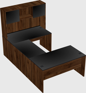 U-shaped desk