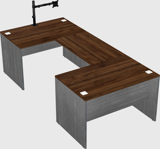 U-shaped desk