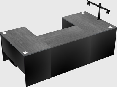 U-shaped desk