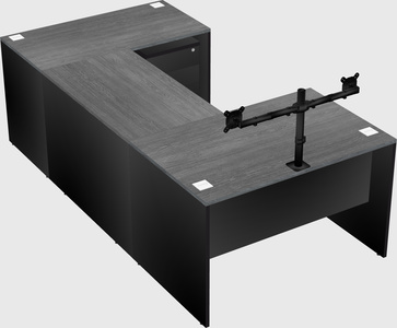 U-shaped desk
