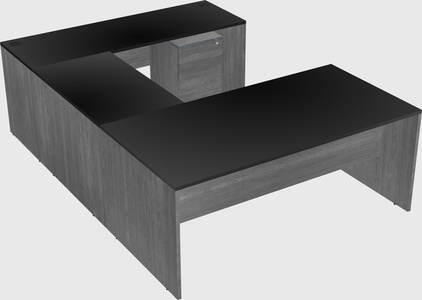 U-shaped desk