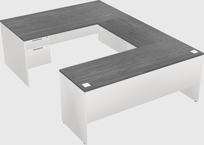 U-shaped desk