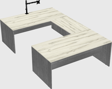 U-shaped desk