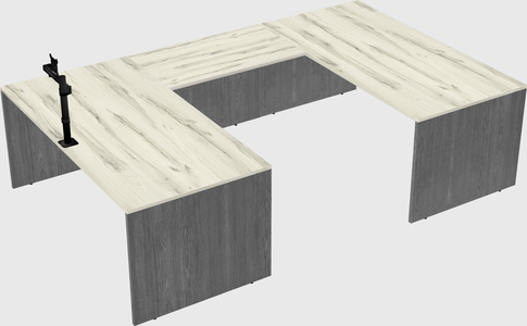 U-shaped desk