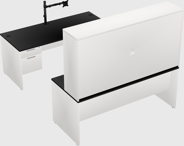 U-shaped desk