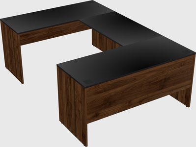 U-shaped desk
