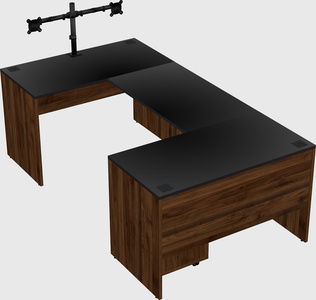 U-shaped desk