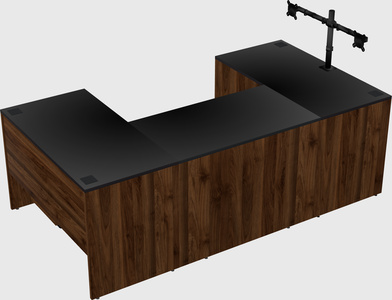 U-shaped desk