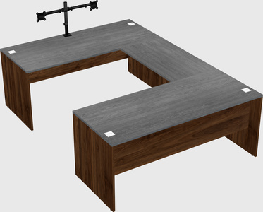 U-shaped desk