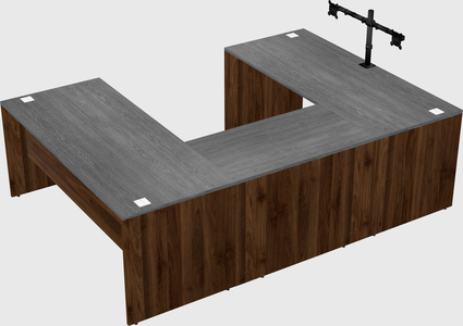 U-shaped desk
