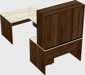 U-shaped desk