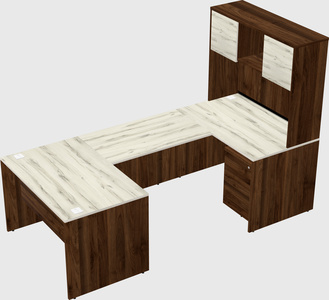 U-shaped desk