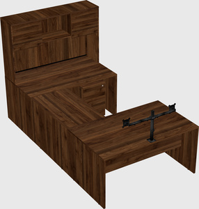U-shaped desk