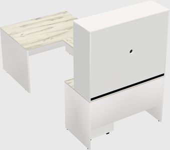 U-shaped desk
