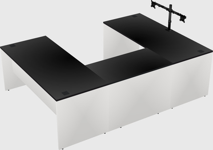 U-shaped desk