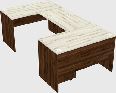 U-shaped desk