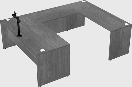 U-shaped desk