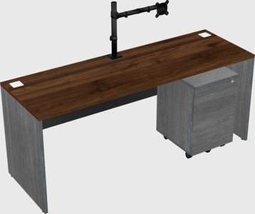 Rectangular desk
