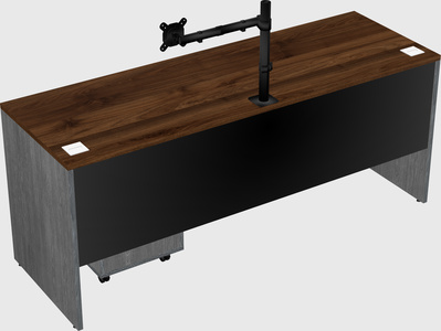 Rectangular desk
