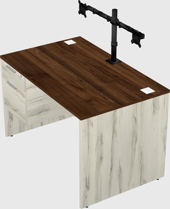 Rectangular desk