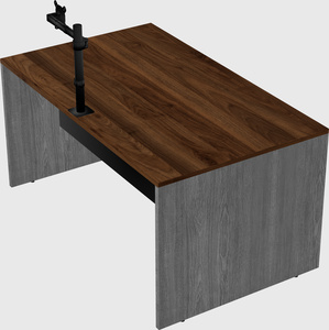 Rectangular desk