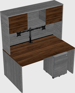 Rectangular desk