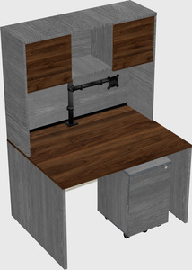 Rectangular desk
