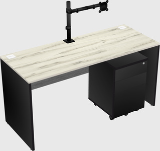 Rectangular desk