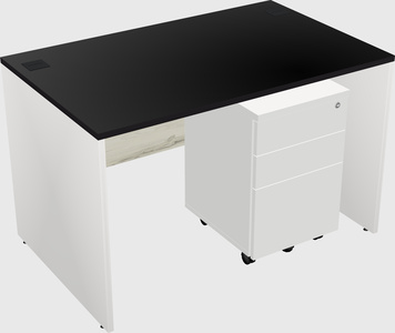Rectangular desk