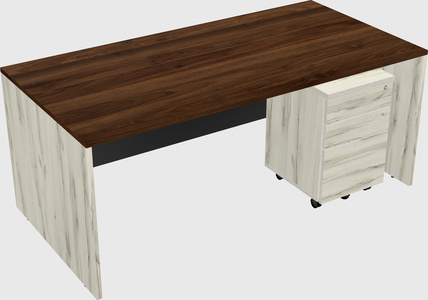 Rectangular desk