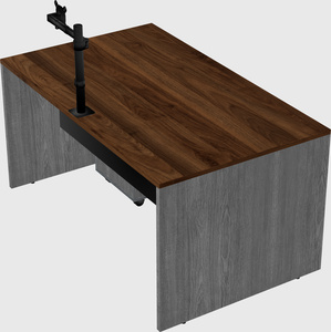 Rectangular desk