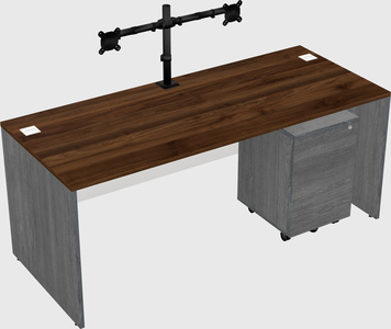 Rectangular desk