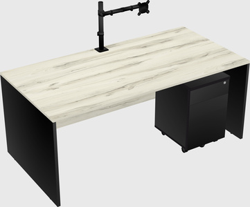 Rectangular desk