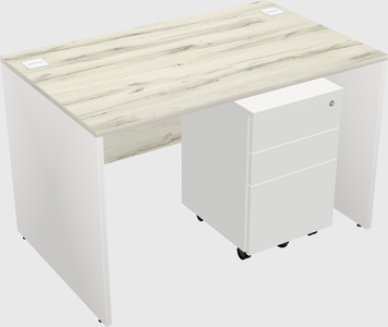 Rectangular desk