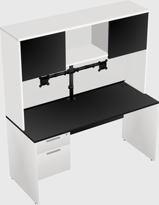 Rectangular desk