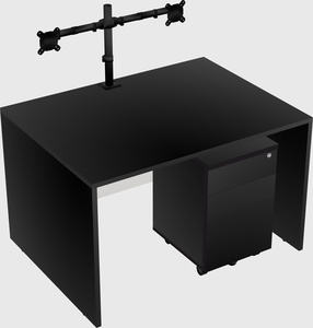 Rectangular desk