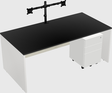 Rectangular desk