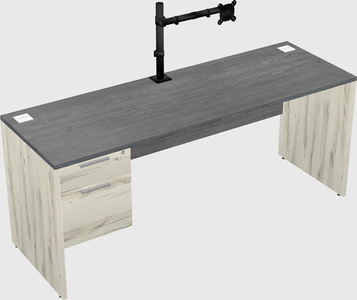 Rectangular desk